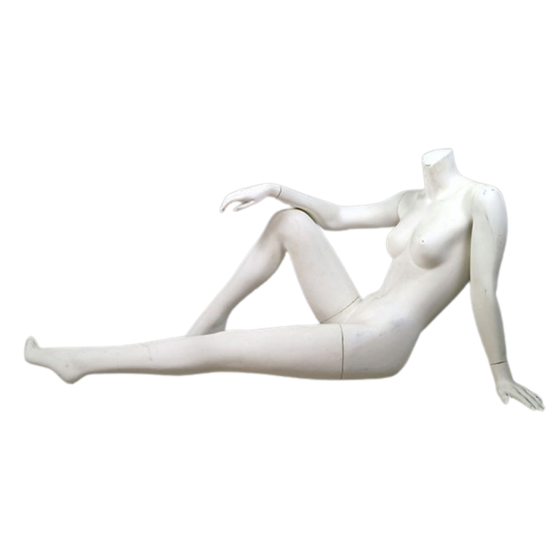 sitting female mannequin