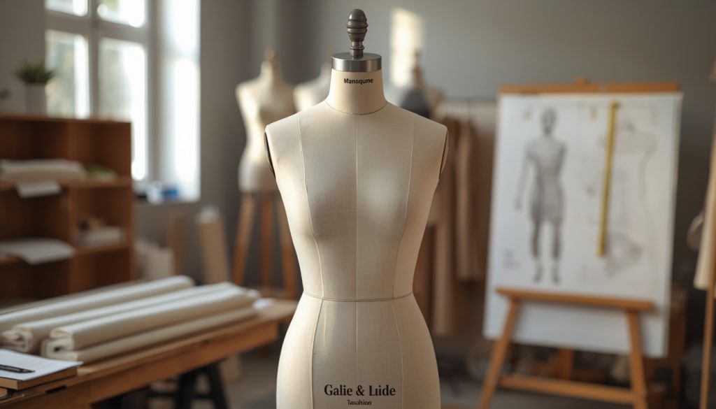 Sewing Mannequin Guide: How to Choose the Right Dress Form for Garment Production 2 lucid origin An elegantly designed sewing mannequin dress form with visible adjustment dials 0 1