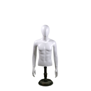 male mannequin torso with head